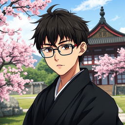 A detailed image of Yu Narukami as a young samurai