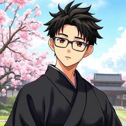 A detailed image of Yu Narukami as a young samurai