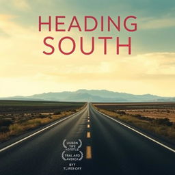 Create a movie cover for a film titled 'Heading South'