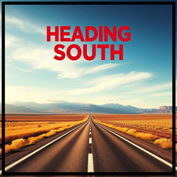 Create a movie cover for a film titled 'Heading South'