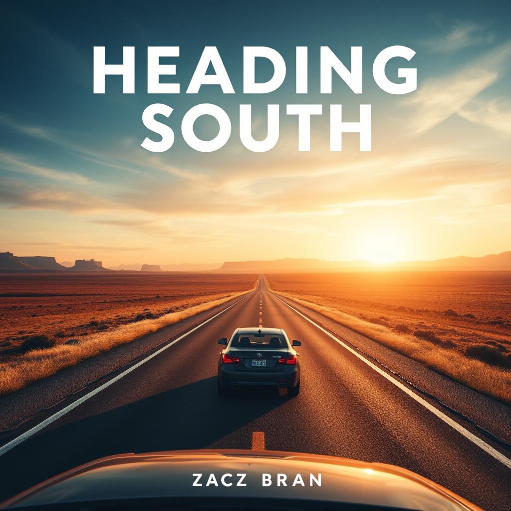 Create a movie cover for a film titled 'Heading South'