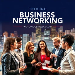 A professional cover photo for a business networking event