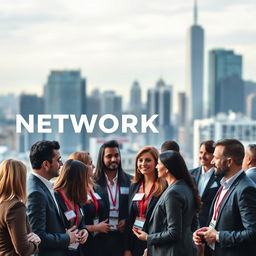 A professional cover photo for a business networking event