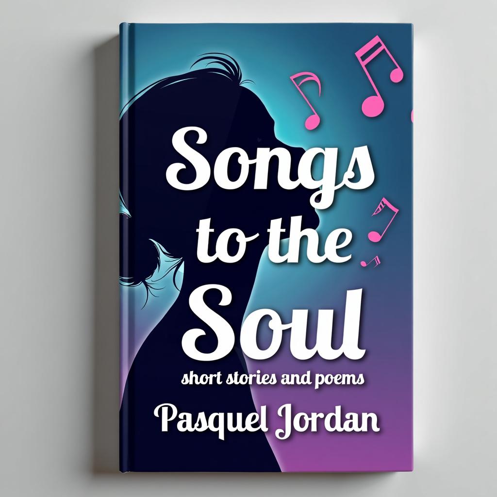 Design a printable book cover for 'Songs from the Soul; short stories and poems' by Pasquel Jordan