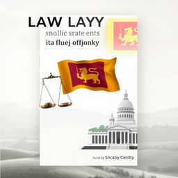 A book cover featuring an exploratory law case study set in Sri Lanka