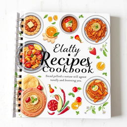 A beautifully illustrated cookbook featuring various recipes