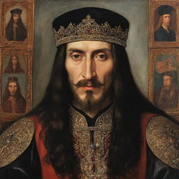 Portray 20 different perspectives of Vlad III, the Wallachian prince, displaying various aspects of his life and his notable historical moments.