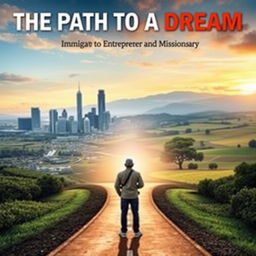 An inspiring book cover titled 'The Path to a Dream: From Immigrant to Entrepreneur and Missionary'