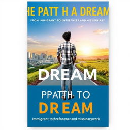 An inspiring book cover titled 'The Path to a Dream: From Immigrant to Entrepreneur and Missionary'