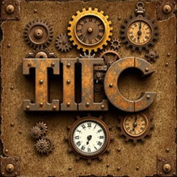 Create an image with the text 'TIC TAC' written in large, bold letters