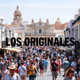 Create an image with the text 'LOS ORIGINALES' prominently displayed