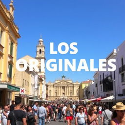 Create an image with the text 'LOS ORIGINALES' prominently displayed