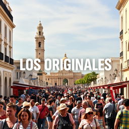 Create an image with the text 'LOS ORIGINALES' prominently displayed