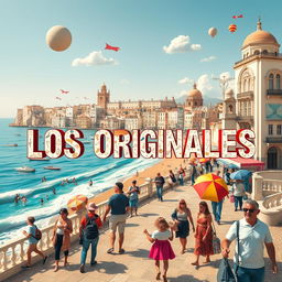 Create an image with the text 'LOS ORIGINALES' prominently displayed