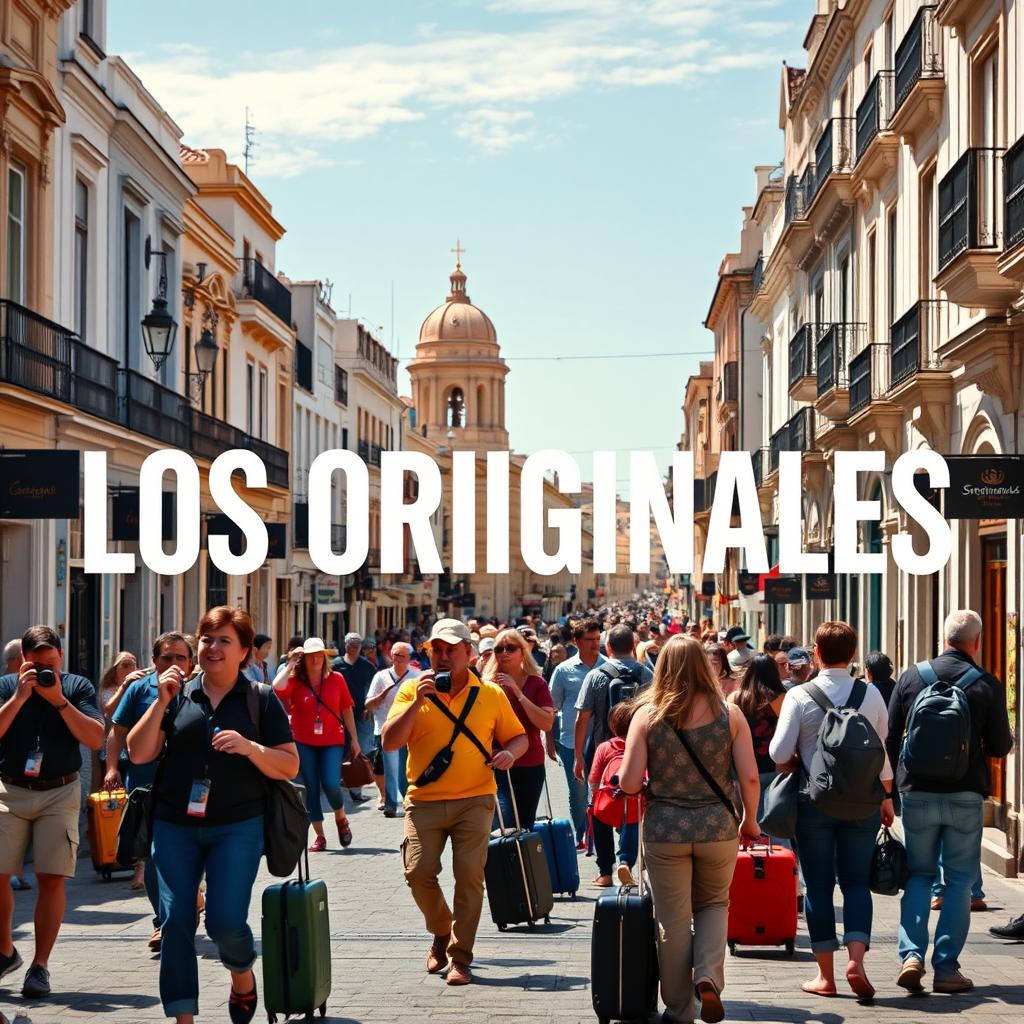 Create an image with the text 'LOS ORIGINALES' prominently displayed