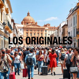 Create an image with the text 'LOS ORIGINALES' prominently displayed