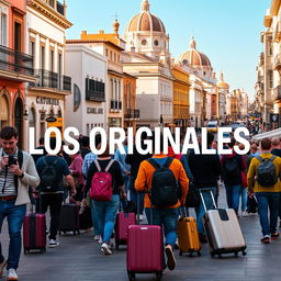 Create an image with the text 'LOS ORIGINALES' prominently displayed