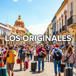 Create an image with the text 'LOS ORIGINALES' prominently displayed