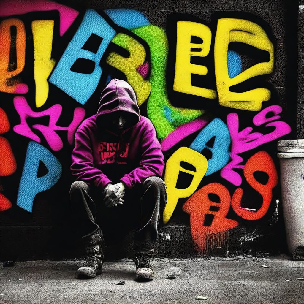 An evocative image featuring the text 'LOS DESPOJAOS' written in bold, graffiti-style letters