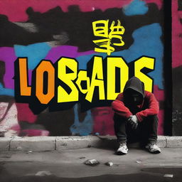 An evocative image featuring the text 'LOS DESPOJAOS' written in bold, graffiti-style letters