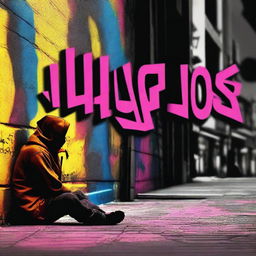 An evocative image featuring the text 'LOS DESPOJAOS' written in bold, graffiti-style letters