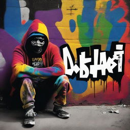 A vivid image featuring the text 'LOS DESPOJAOS' written in bold, graffiti-style letters