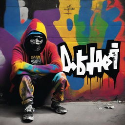 A vivid image featuring the text 'LOS DESPOJAOS' written in bold, graffiti-style letters