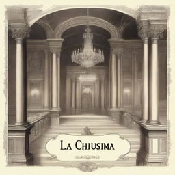 An elegant image featuring the text 'LA CHUSMA SELECTA' written in an ornate font