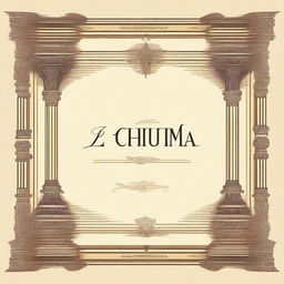 A sophisticated image featuring the text 'LA CHUSMA SELECTA' written in an elegant, vintage font