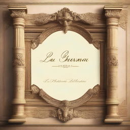 A sophisticated image featuring the text 'LA CHUSMA SELECTA' written in an elegant, vintage font