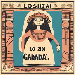 An ancient-themed image featuring the text 'LOS GADIRITAS' written in a historically inspired font