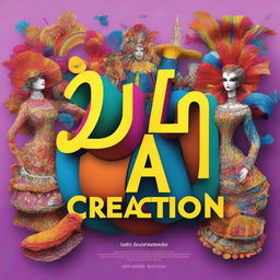 An artistic image featuring the text 'LA CREACIÓN' in an elegant font