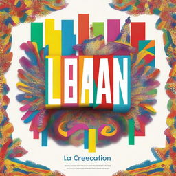 An artistic image featuring the text 'LA CREACIÓN' in an elegant font