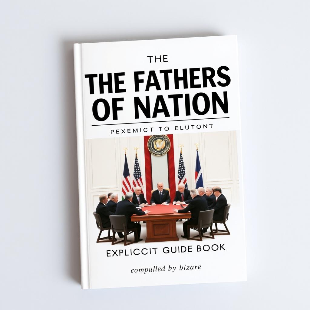 Create a book cover for 'THE FATHERS OF NATION EXPLICIT GUIDE BOOK'