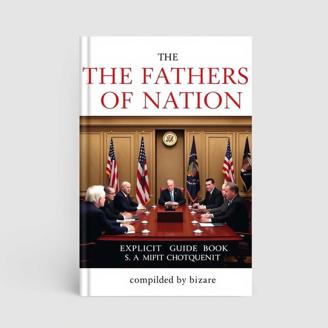 Create a book cover for 'THE FATHERS OF NATION EXPLICIT GUIDE BOOK'