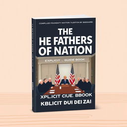 Create a book cover for 'THE FATHERS OF NATION EXPLICIT GUIDE BOOK'