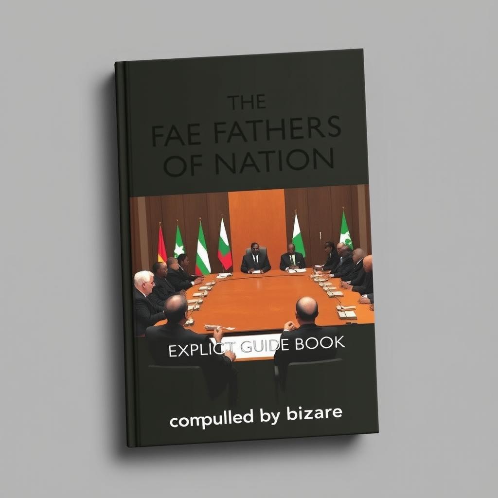 Create a book cover for 'THE FATHERS OF NATION EXPLICIT GUIDE BOOK'