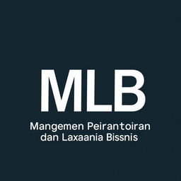 Aesthetic logo featuring the letters 'MPLB' which stands for 'Manajemen Perkantoran dan Layanan Bisnis'