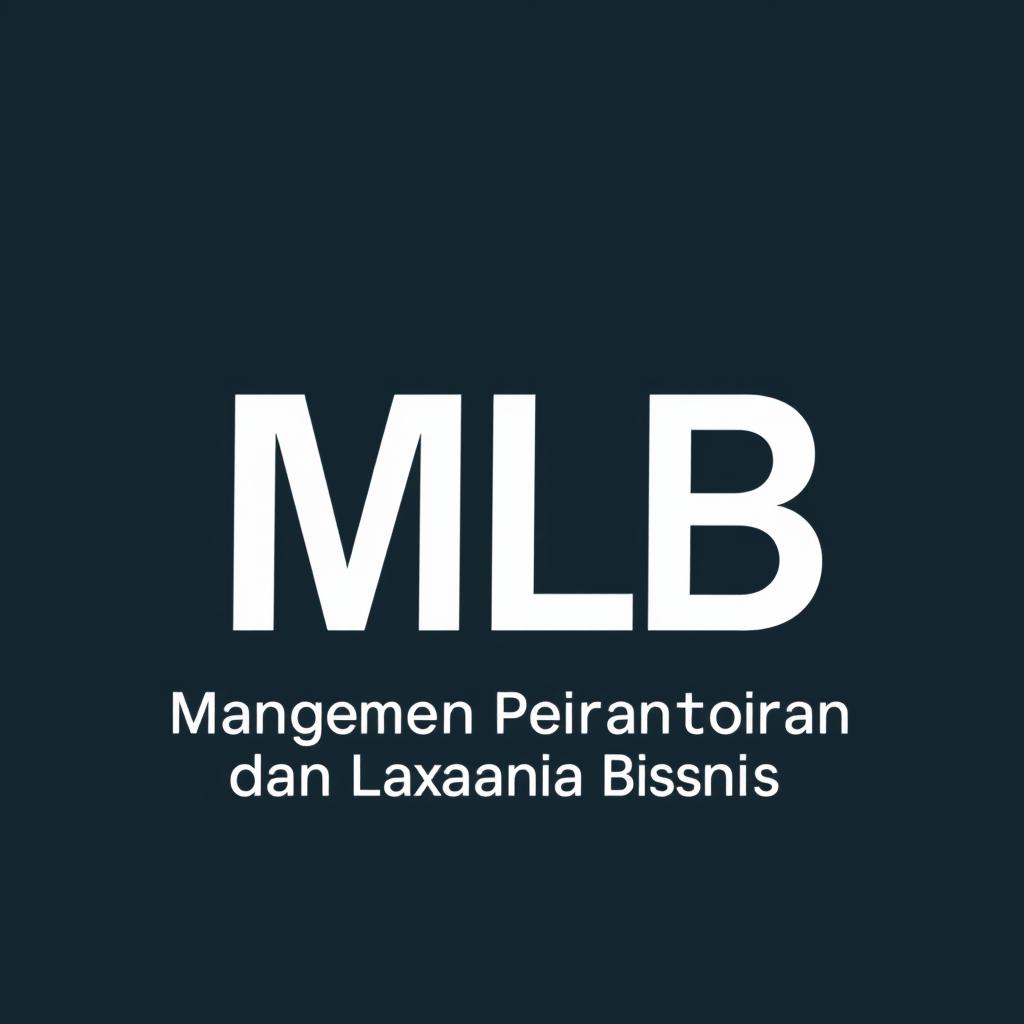 Aesthetic logo featuring the letters 'MPLB' which stands for 'Manajemen Perkantoran dan Layanan Bisnis'