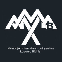 Aesthetic logo featuring the letters 'MPLB' which stands for 'Manajemen Perkantoran dan Layanan Bisnis'