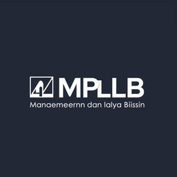 Aesthetic logo featuring the letters 'MPLB' which stands for 'Manajemen Perkantoran dan Layanan Bisnis'