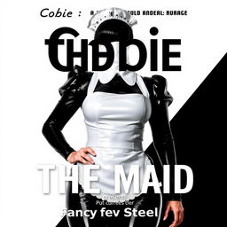 Design an epic modern movie poster for an adult BDSM fetish-themed film titled 'THE MAID'