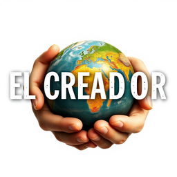 The text 'EL CREADOR' with a globe being held by hands