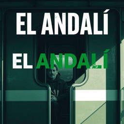 Create an image featuring the text 'EL ANDALÚ' in green and white colors