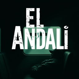 Create an image featuring the text 'EL ANDALÚ' in green and white colors