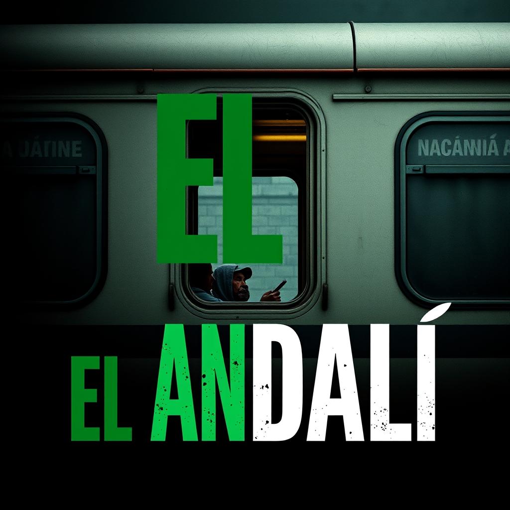 Create an image featuring the text 'EL ANDALÚ' in green and white colors