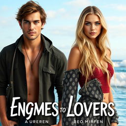 Create a book cover for an enemies-to-lovers story