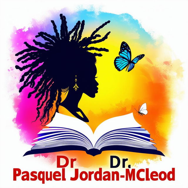 A vibrant logo for a book by Dr