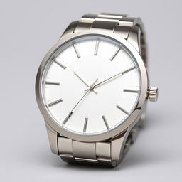 A detailed image of a stylish wristwatch with a sleek, modern design