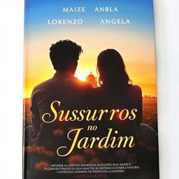 The movie cover features an image of Lorenzo and Angela sitting in a field of flowers at sunset, their silhouettes partially wrapped in shadows as the golden sun sets on the horizon